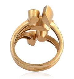 1.24 Carat Rosecut Diamond Milan Between the Finger Ring