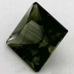 1.24 Ct Blue Sapphire Asscher Loose Gemstone