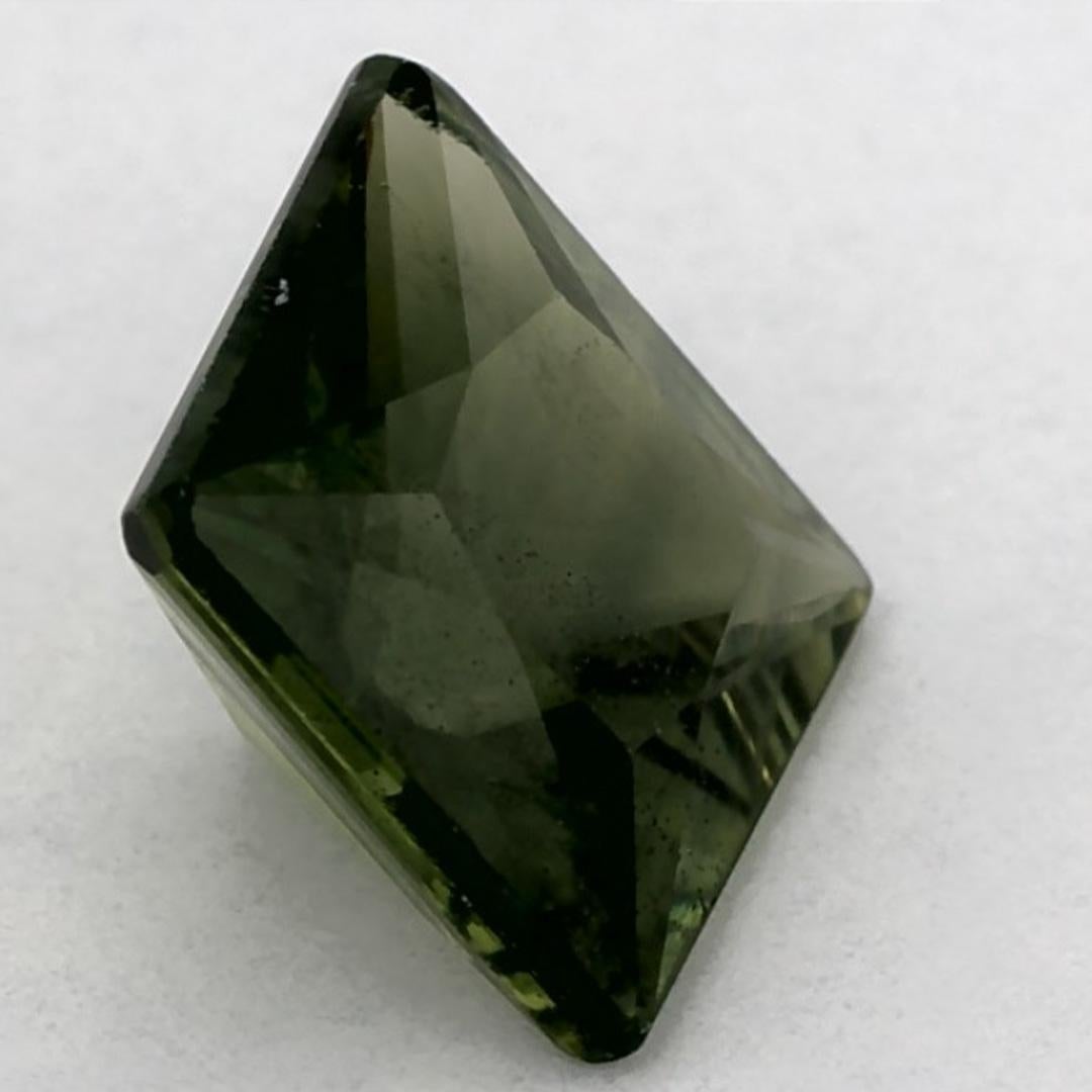 Gema suelta de zafiro azul de 1.24 qt Corte Asscher en venta