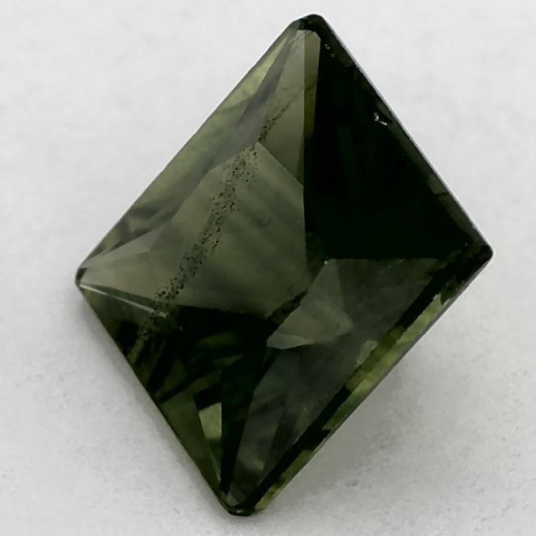 Gema suelta de zafiro azul de 1.24 qt en venta 1