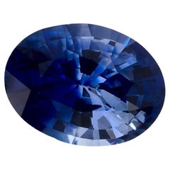 1.24 Ct Blue Sapphire Oval Loose Gemstone
