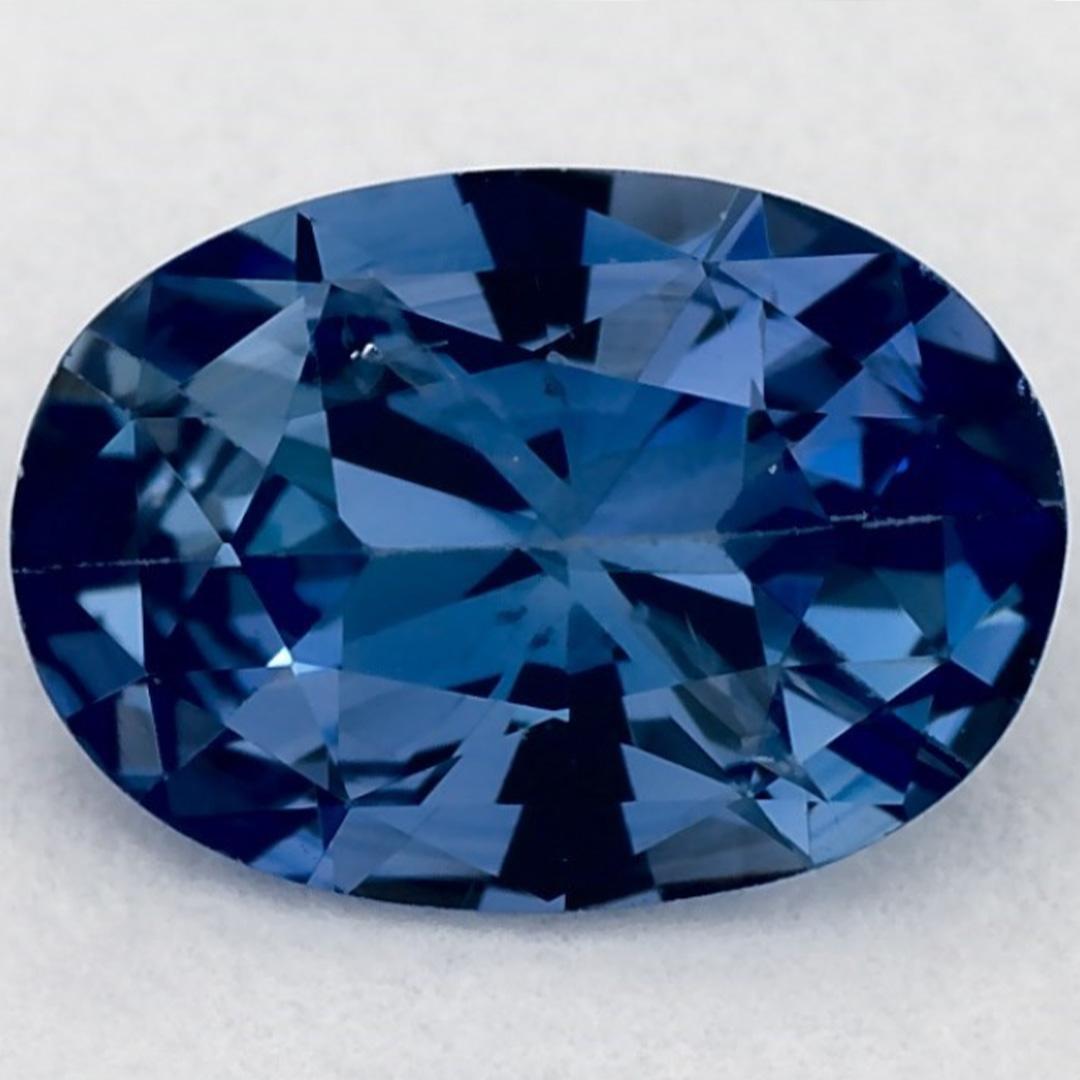 1.24 Ct Blue Sapphire Oval Loose Gemstone