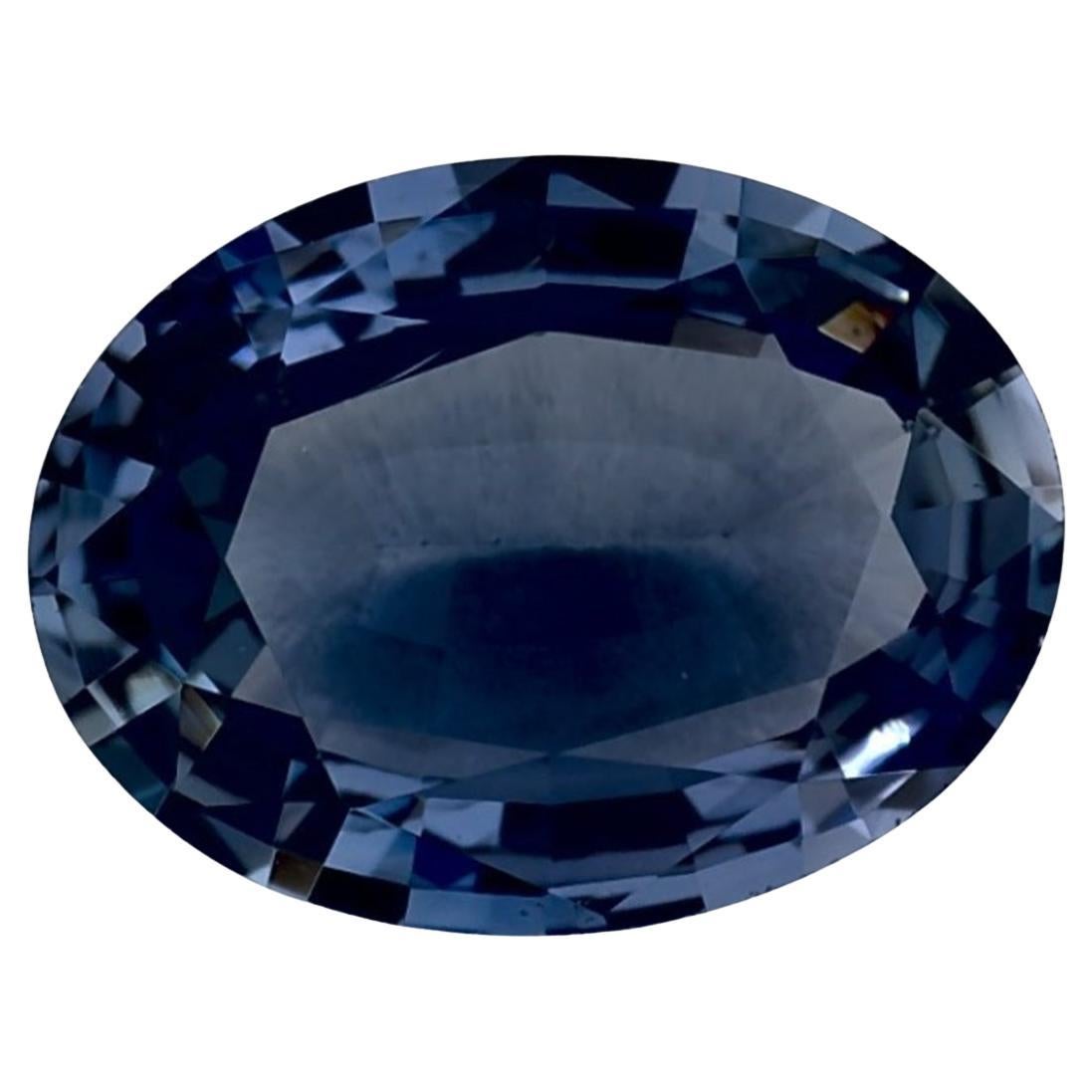 1.24 Ct Blue Sapphire Oval Loose Gemstone