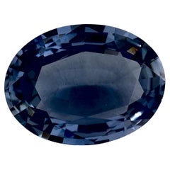 1.24 Ct Blue Sapphire Oval Loose Gemstone