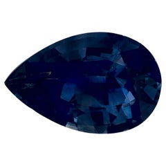 1.24 Ct Blue Sapphire Pear Loose Gemstone 1.24 Ct Blue Sapphire Pear Loose Gemstone