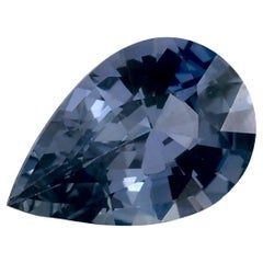 1.24 Ct Blue Sapphire Pear Loose Gemstone