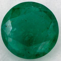 1.24 Ct Emerald Round Loose Gemstone