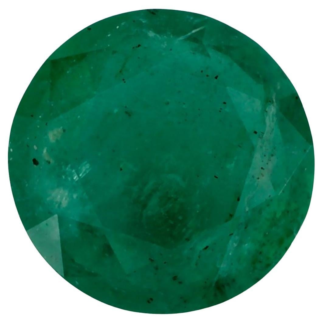 1.24 Ct Emerald Round Loose Gemstone