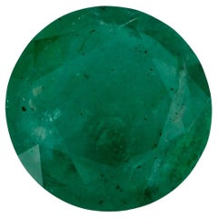 1.24 Ct Emerald Round Loose Gemstone