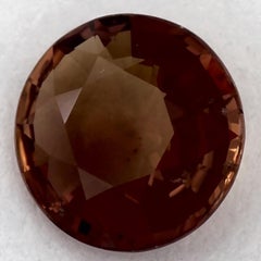 Pierre précieuse ronde saphir rose 1.24 carats