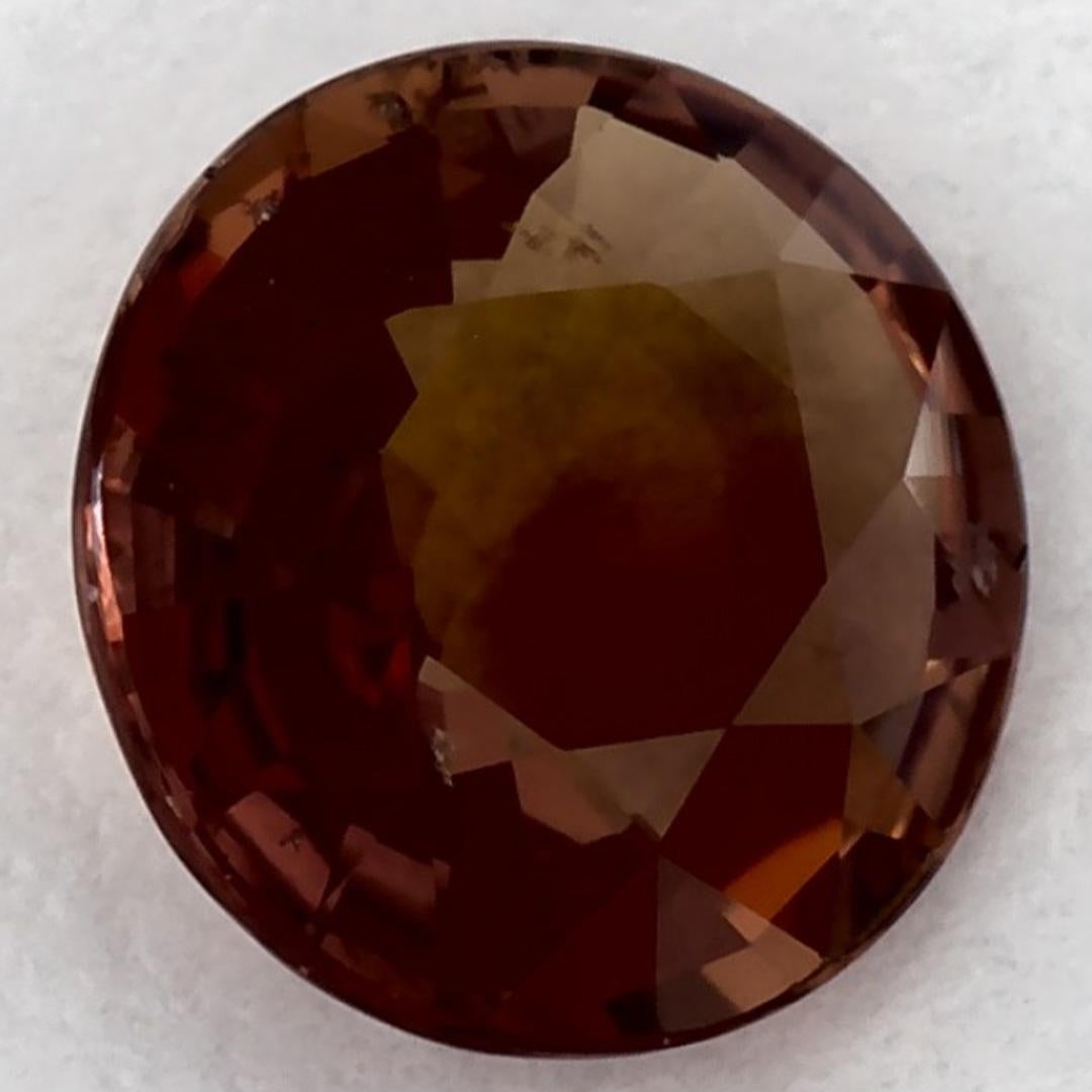 Taglio rotondo 1.24 carati di zaffiro rosa rotondo sfuso in vendita