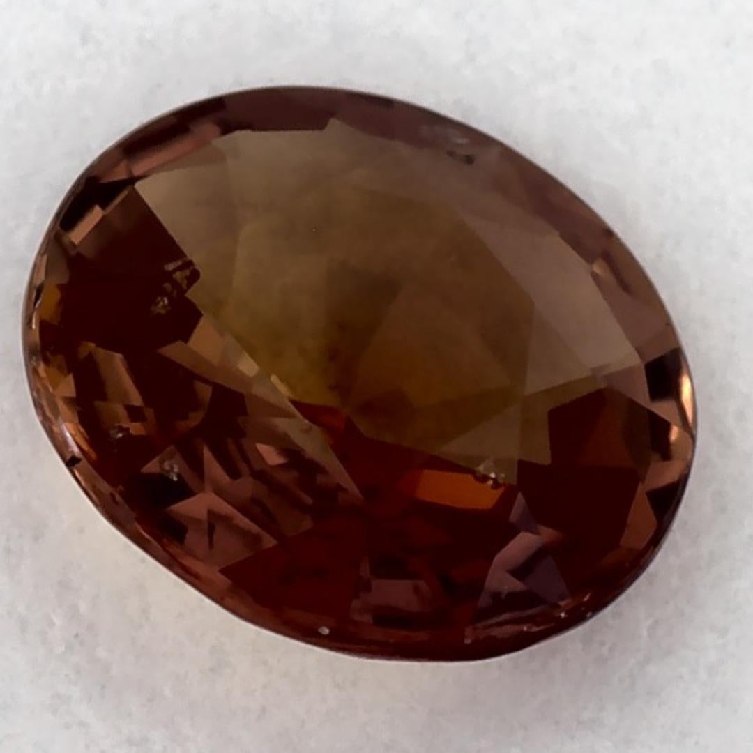 1.24 carati di zaffiro rosa rotondo sfuso in vendita 1