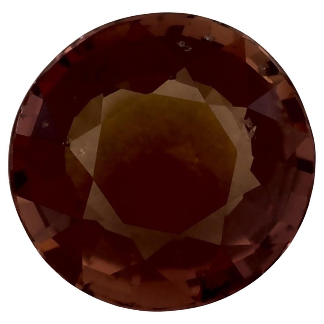 Pierre précieuse ronde saphir rose 1.24 carats