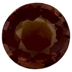 1.24 Ct Pink Sapphire Round Loose Gemstone