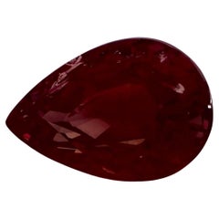 1.24 Ct Ruby Pear Loose Gemstone