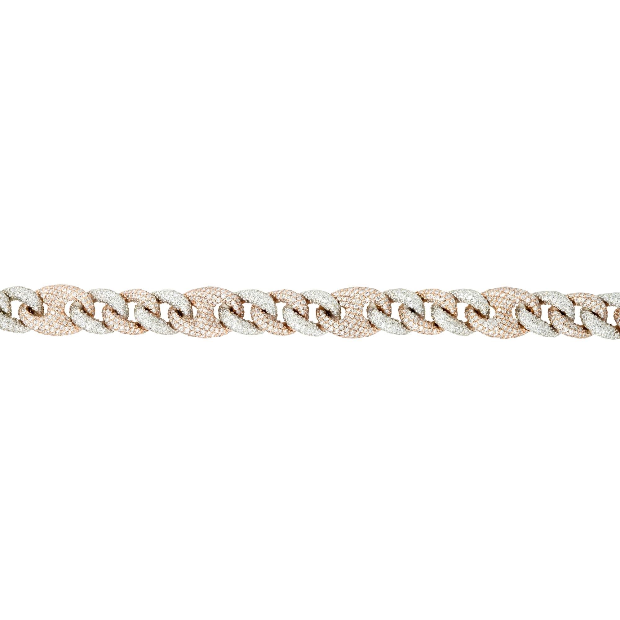 diamond mariner link bracelet