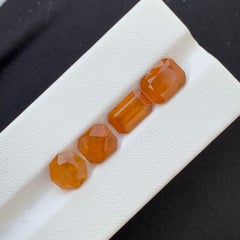 12.40 Carats Fanta Natural Loose Hessonite Smoky Garnet Lot For Jewelry Making