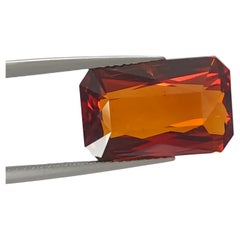 12.43 Cts Natural Spessartite Garnet Octagon Cut Africa