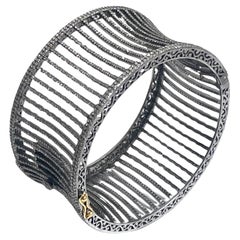 12.44 Carats Pave Diamond Cuff Paradizia Bracelet