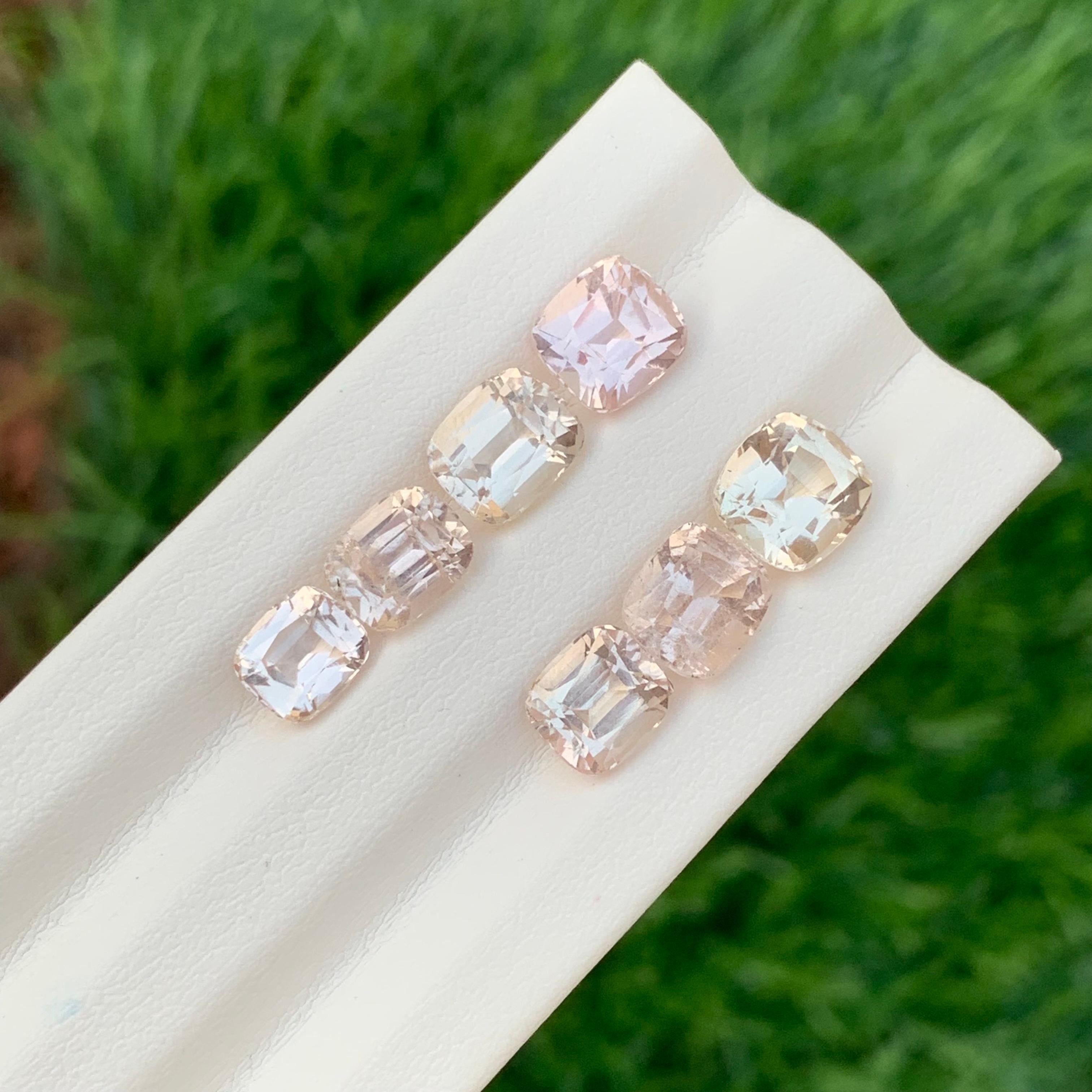 12.45 Carat Natural Faceted Imperial Topaz Lot For Jewellery Making For Sale 5