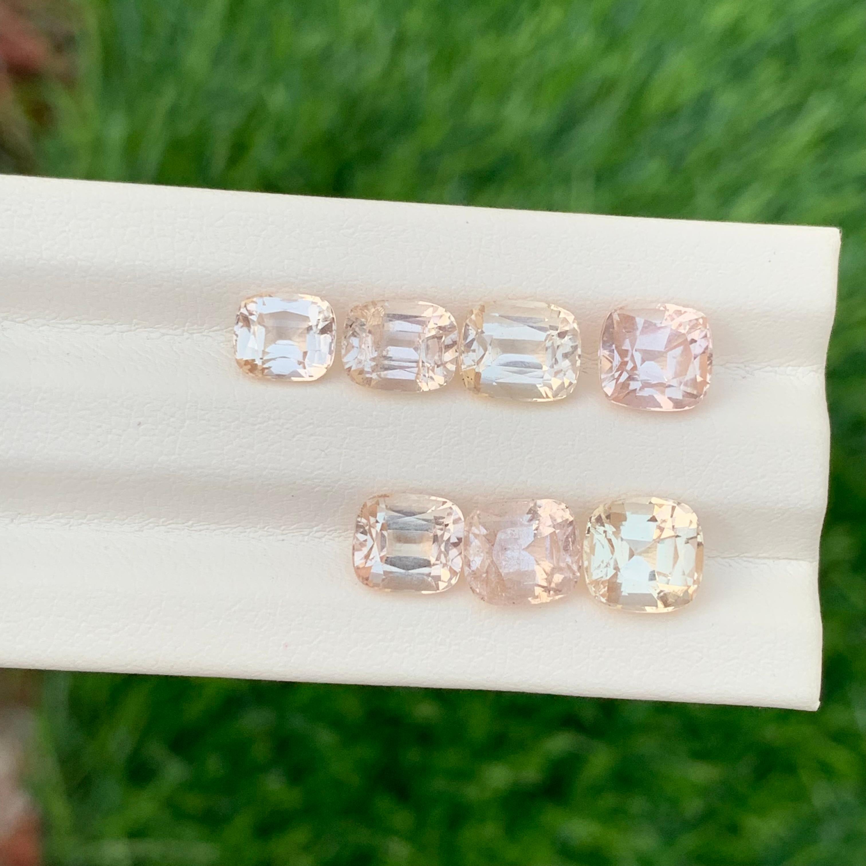 12.45 Carat Natural Faceted Imperial Topaz Lot For Jewellery Making For Sale 2