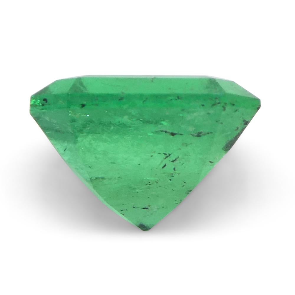 1.24ct Square Green Emerald from Colombia For Sale 5
