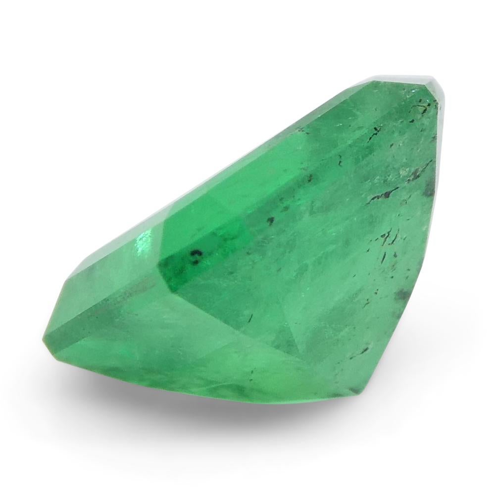 1.24ct Square Green Emerald from Colombia For Sale 6