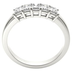 1.25 Carat 5-Stone Emerald Cut Diamond Band Ring