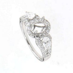 1.25 Carat Brilliant Diamond Vow Collection Ring in 14K White Gold