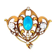 White Diamond Brooches