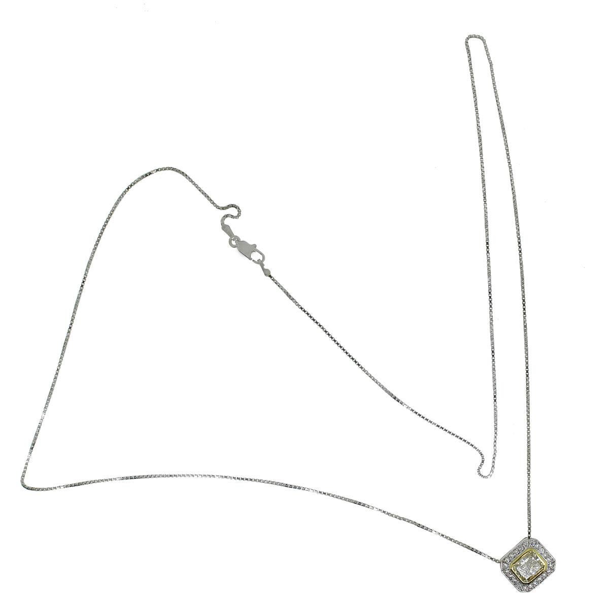 1,58 Karat Diamant-Halskette im Zustand „Hervorragend“ im Angebot in Boca Raton, FL