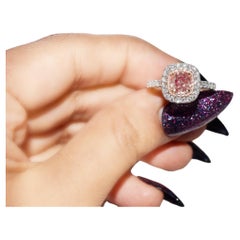 1.25 Karat Fancy Pink Diamond Ring VS Clarity AGL zertifiziert