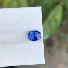 1.25 Carat Natural Loose Blue Sapphire Cushion Cut Gemstone