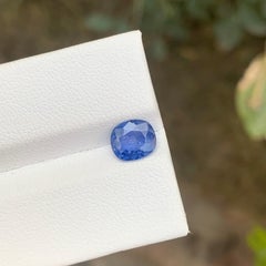 1.25 Carat Natural Loose Blue Sapphire Cushion Cut Gemstone