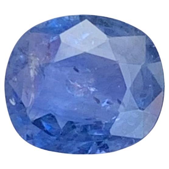 1.25 Karat Natürlicher Blauer Saphir im Kissenschliff Edelstein