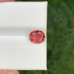 1.25 Carat Natural Loose Brown Color Spinel Stone Oval Cut Burmese Gemstone (pierre précieuse birmane)
