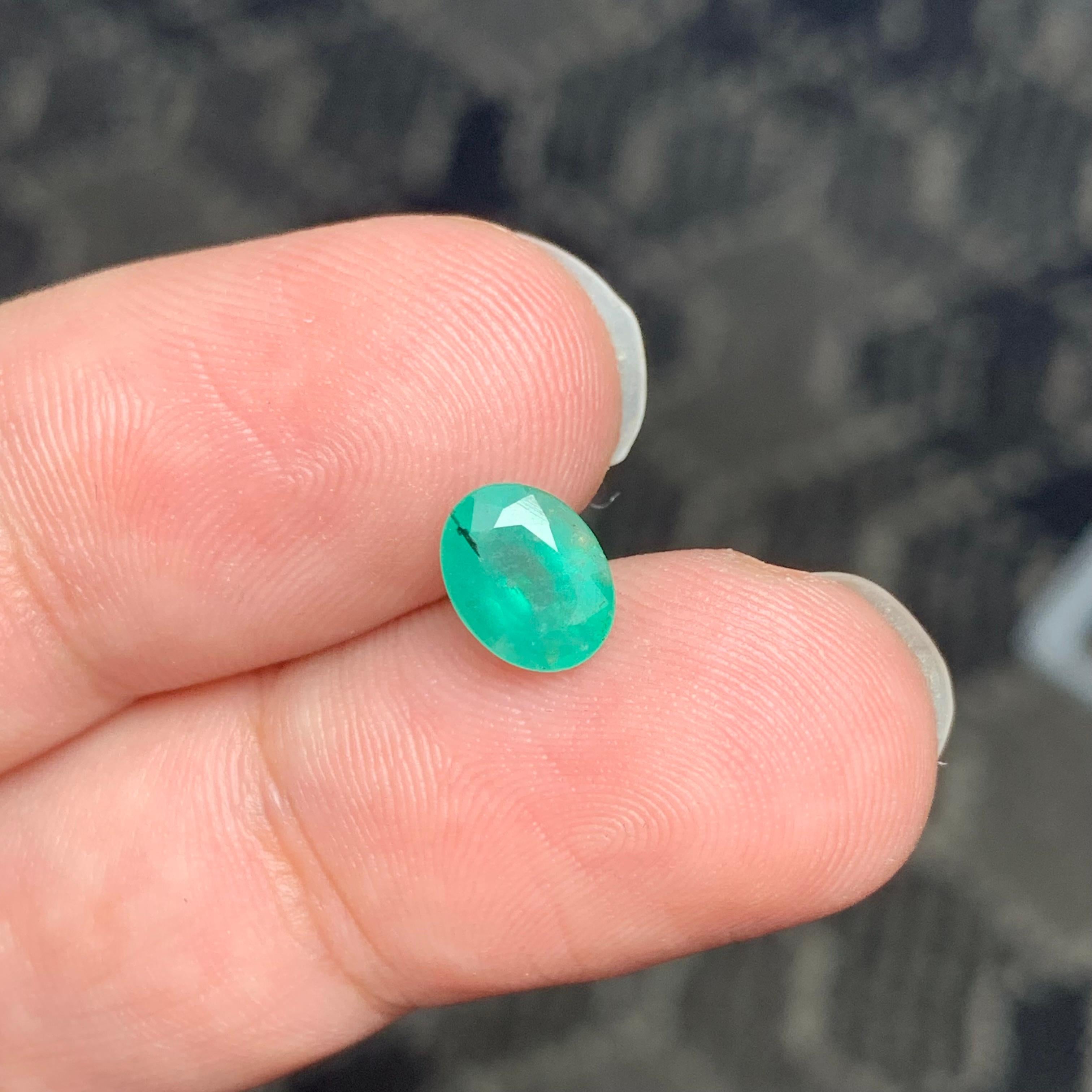 1.25 Karat natürlicher loser Smaragd aus sambischer Mine im Angebot 1