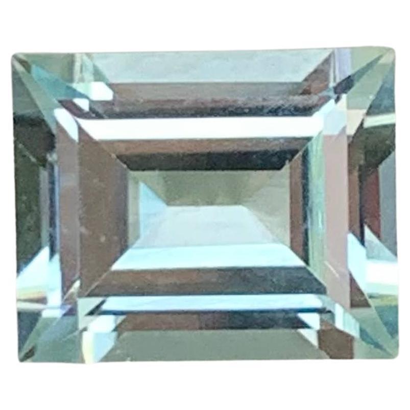 1.25 Carat Natural Loose Exceptional Aquamarine Baguette Cut Pakistani Gemstone (Aigue-marine en vrac, taille baguette) en vente