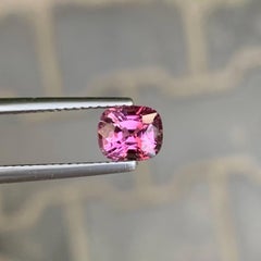 1.25 Carat Natural Loose Purplish Pink Burmese Spinel Fancy Cushion Cut Gemstone