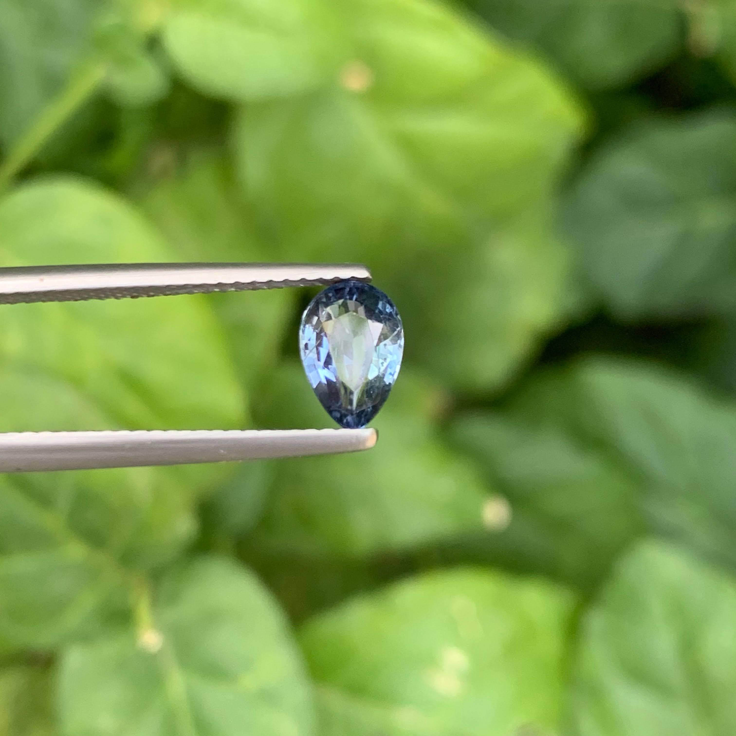 1.25 Carat Natural Loose Teal Sapphire Stone Pear Cut Sri Lankan Gemstone Neuf - En vente à Bangkok, TH