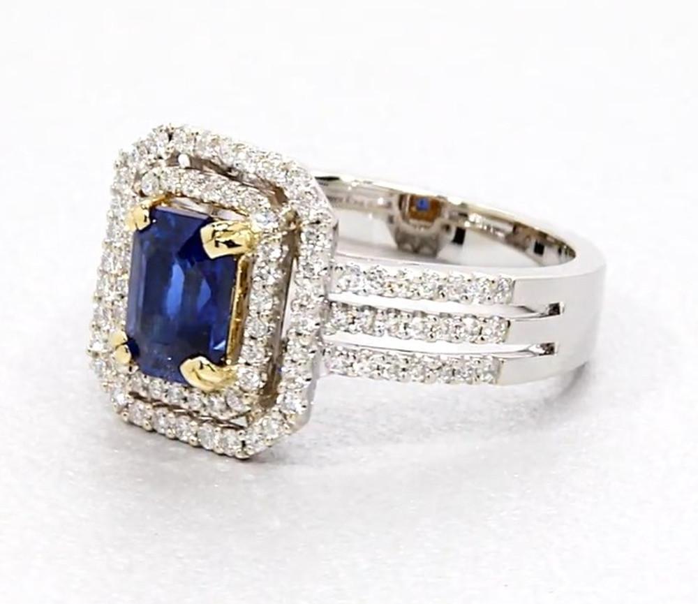 royal blue wedding rings