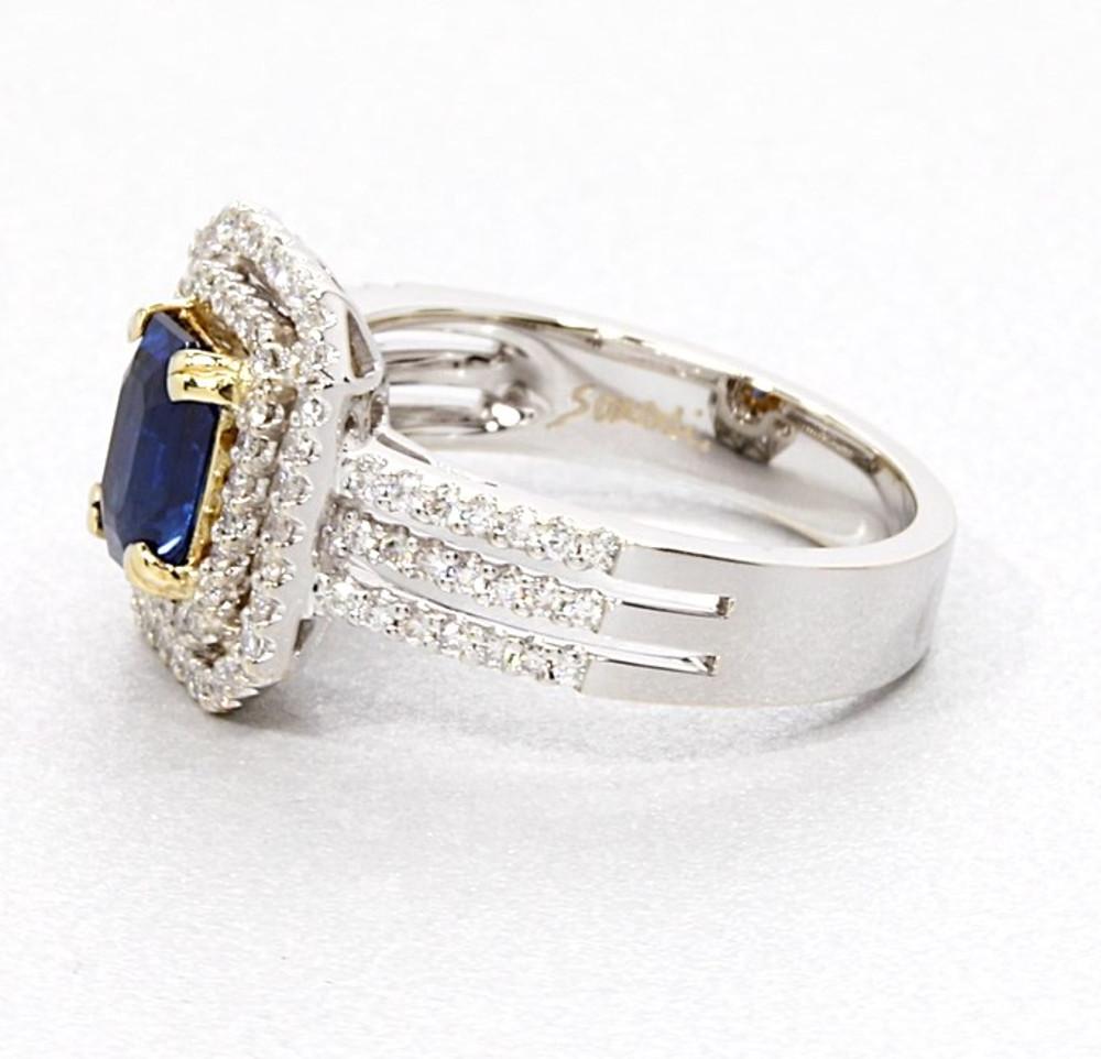 royal blue engagement ring