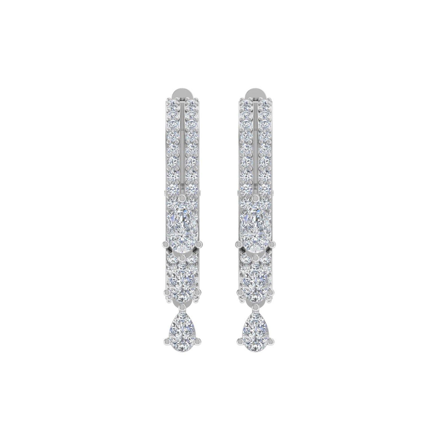 Cast from 18-karat gold, these exquisite earrings are handset with 1.25 carats of sparkling diamonds.

FOLLOW SPECTRUM JEWELS storefront to view the latest collection & exclusive pieces. Spectrum Jewels is proudly rated as a Top Seller on 1stdibs