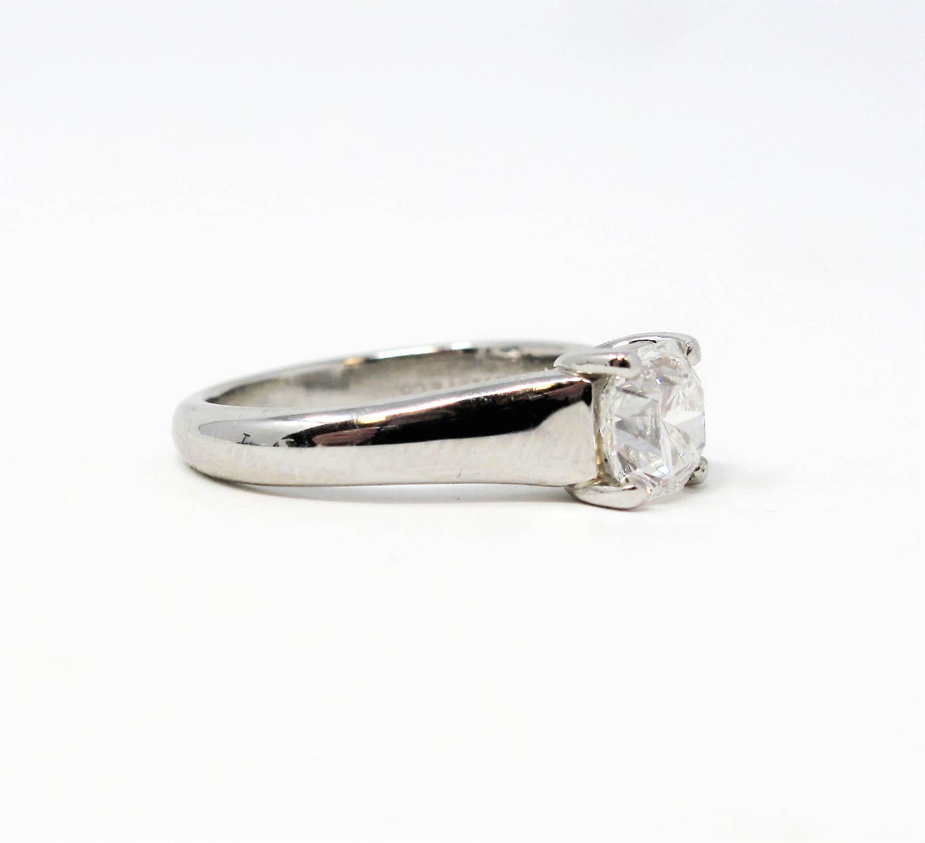 1.25 carat solitaire diamond ring