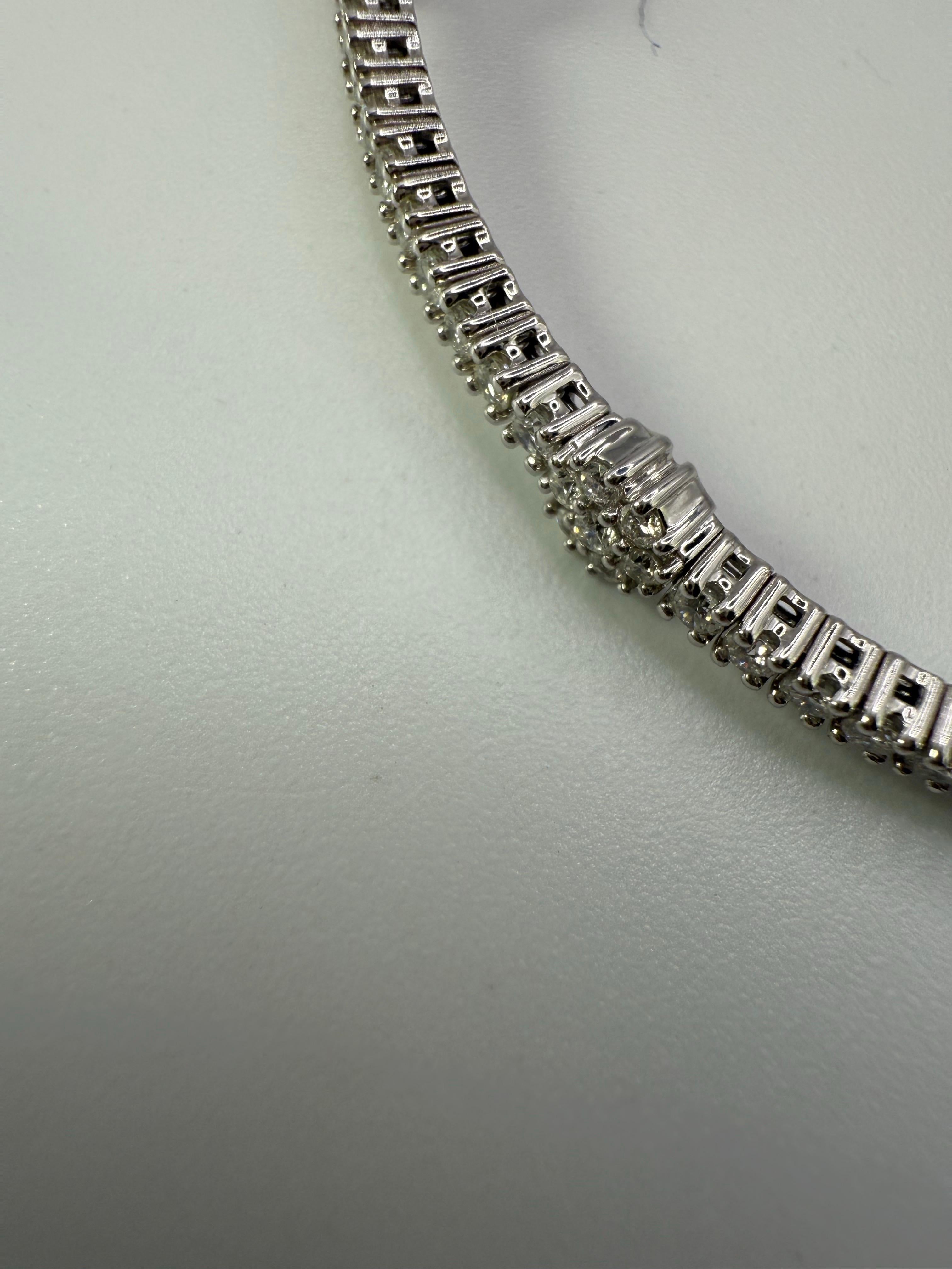 1.25 carats Diamond bracelet new technology flexible diamond bangle im Zustand „Neu“ im Angebot in Jupiter, FL