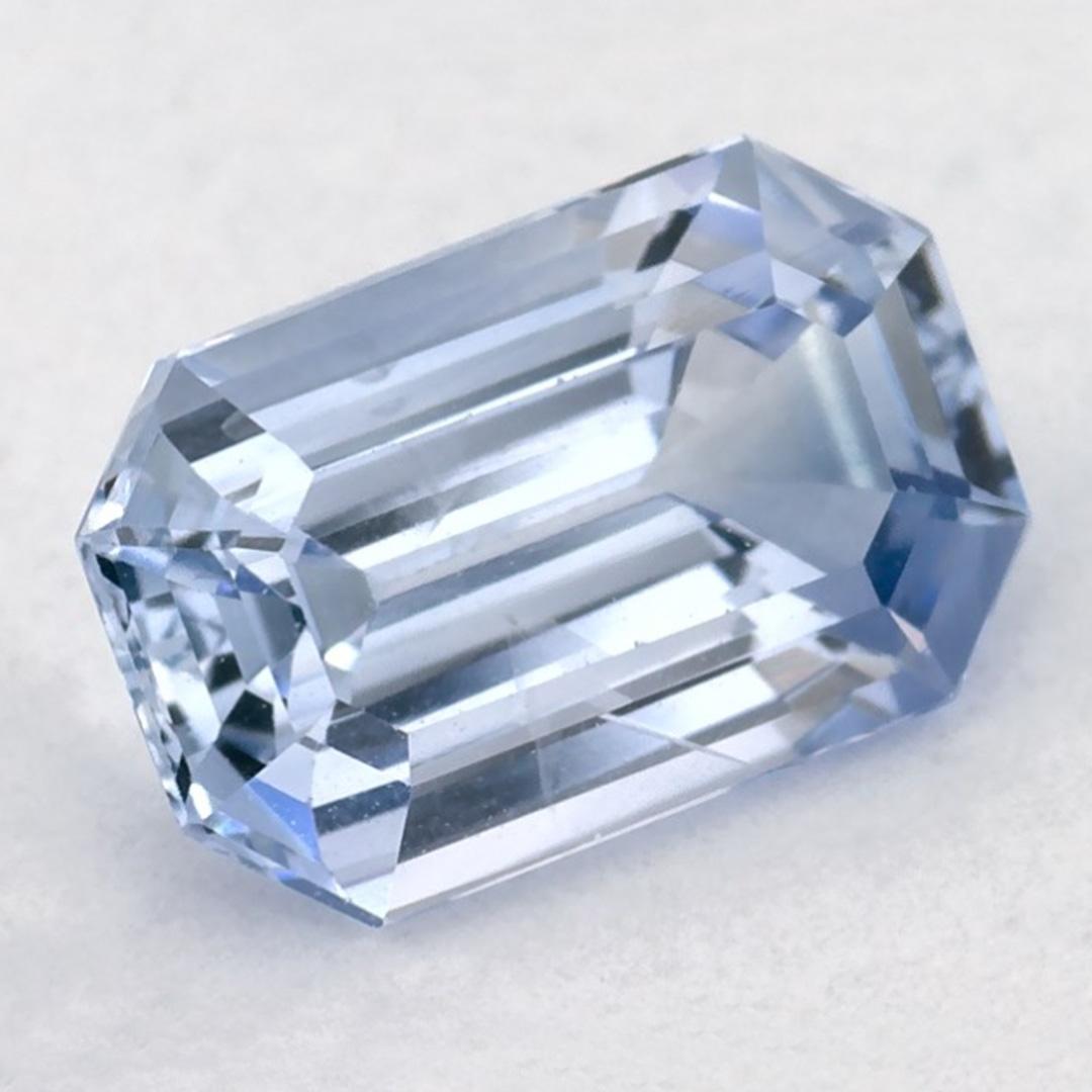 Octagon Cut 1.25 Carat Blue Sapphire Octagon Loose Gemstone