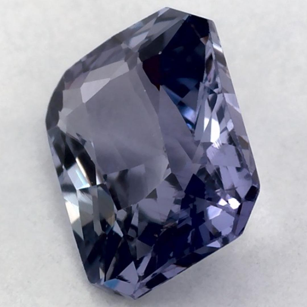 Donna 1.25 carati di zaffiro blu ottagonale sfuso in vendita