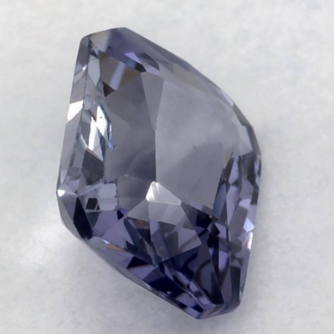 1.25 carati di zaffiro blu ottagonale sfuso in vendita 2