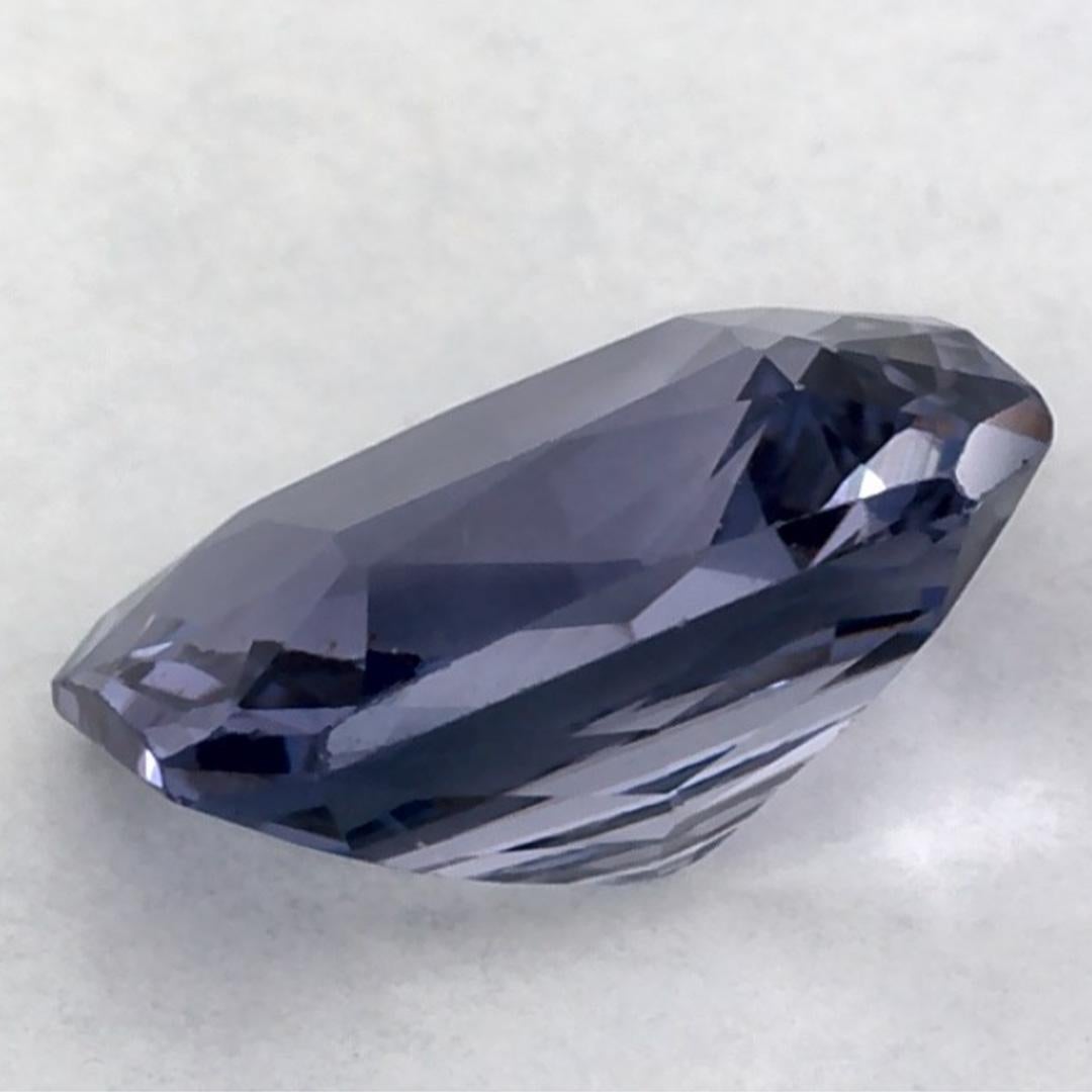 1.25 carati di zaffiro blu ottagonale sfuso in vendita 3