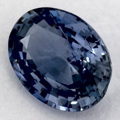 1.25 Ct Blue Sapphire Oval Loose Gemstone